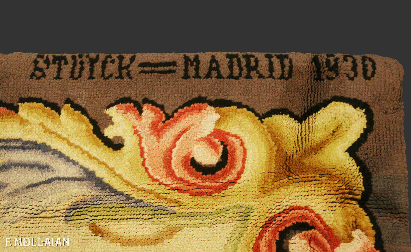 فرش بزرگ آنتیک اسپانیایی “رنو” کد:۴۷۶۳۹۶۱۶